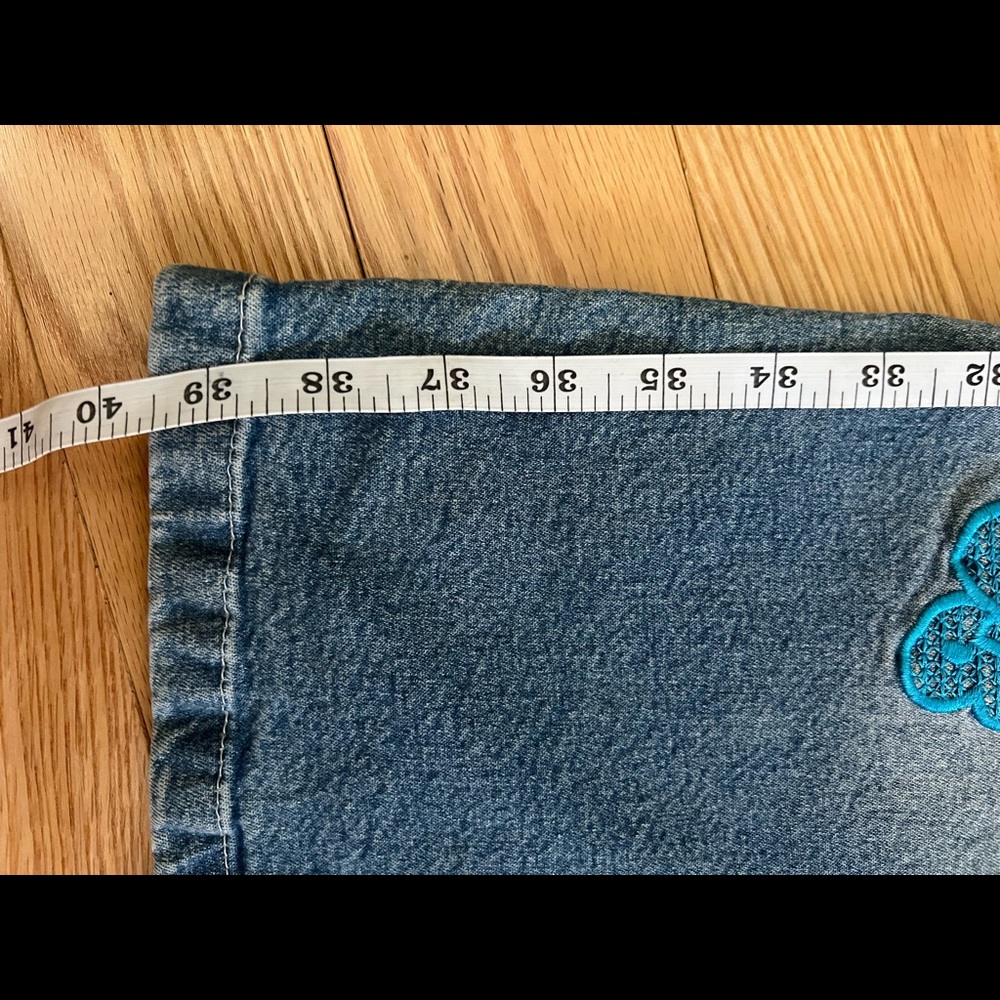 🦋VINTAGE y2k Patchwork Low Rise Jeans - Picture 5 of 6